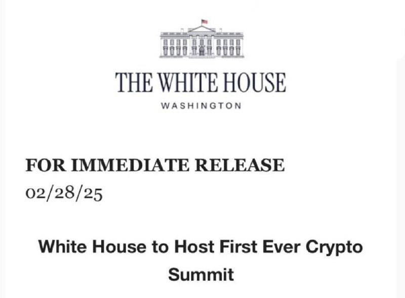 🇺🇸 Historic „First-Ever Crypto Summit” to Take Place at the White House This Friday (March 7)!