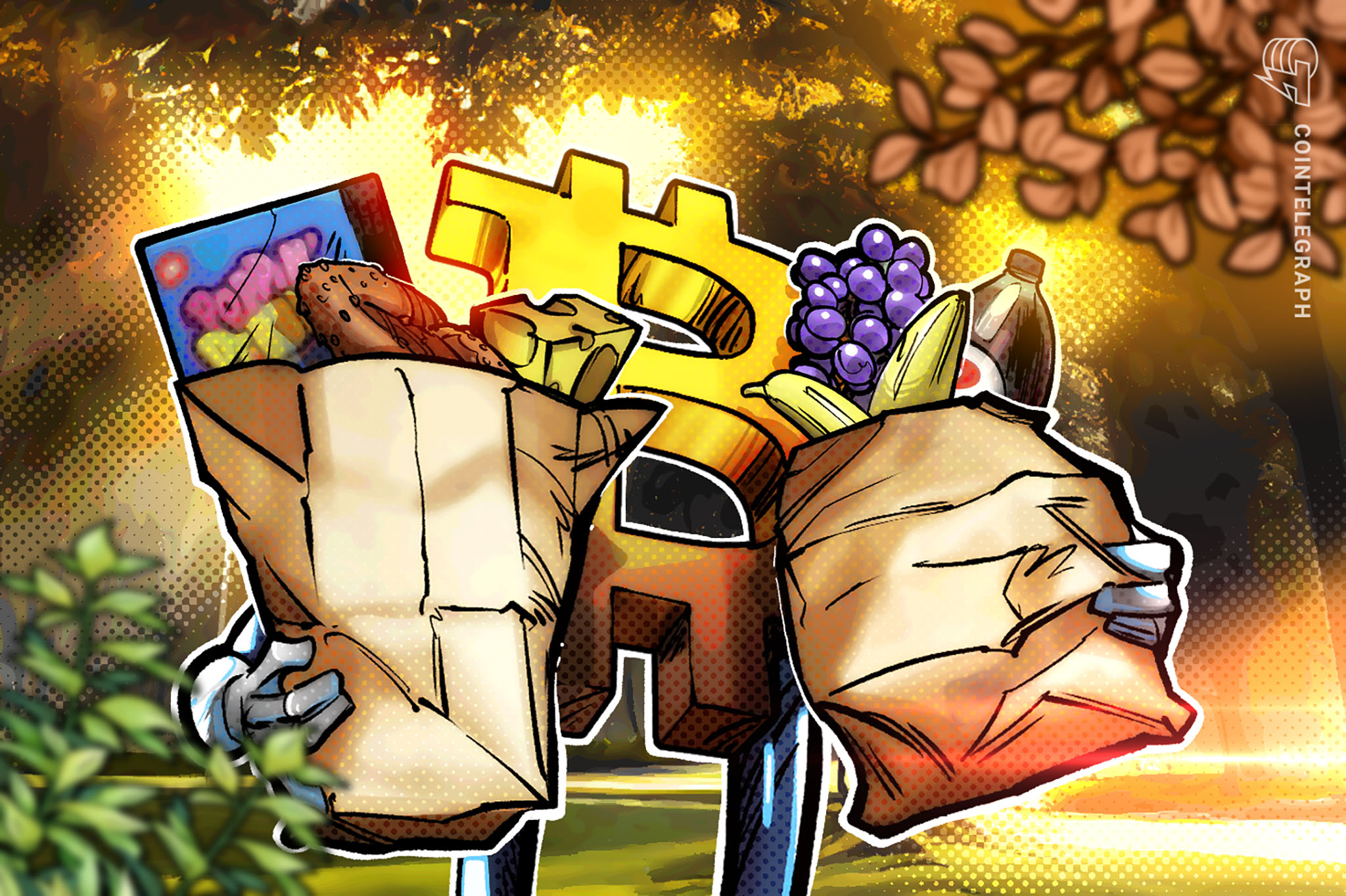 How to buy food with Bitcoin?