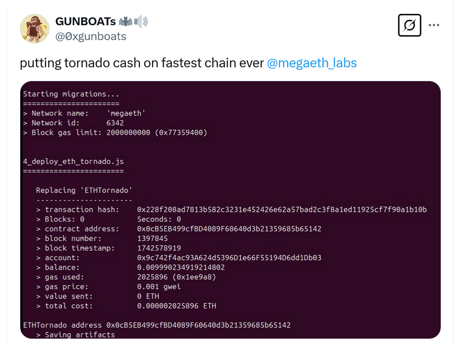 Weekend wrap: Trump pumps, Tornado Cash on MegaETH, solo miner wins $266K and more