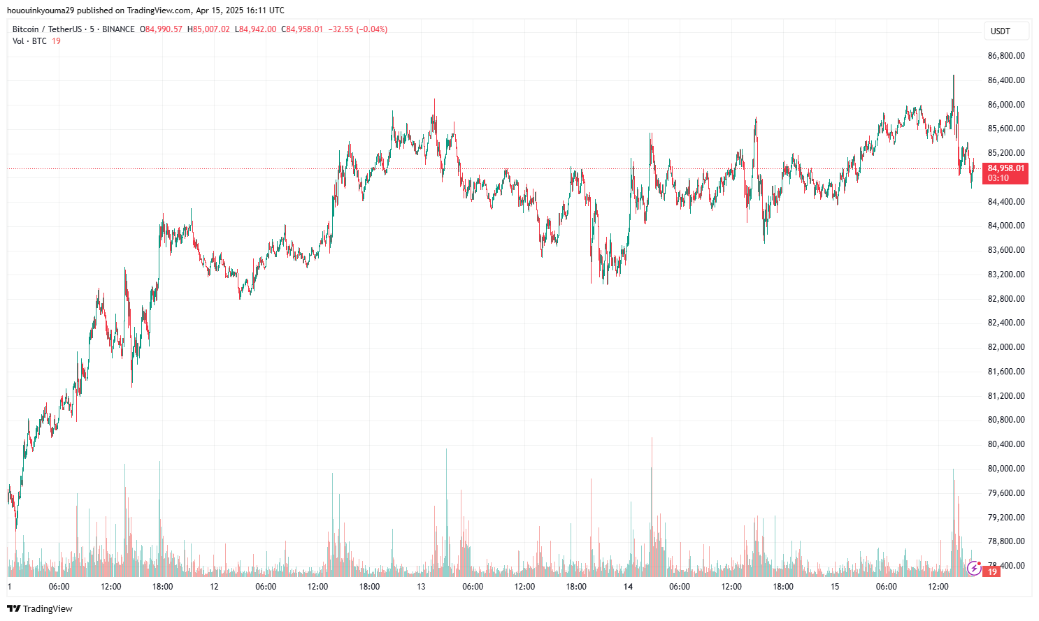 Bitcoin Price Chart