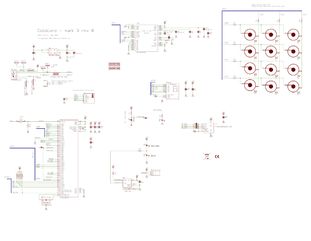 Coldcard Schematics open sourced by Coinkite. 