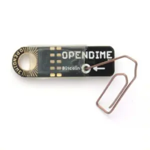 Opendime device tampered with. https://blog.areabitcoin.co/opendime/