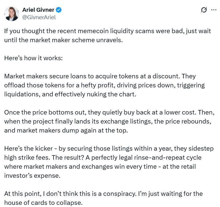 Market maker deals are quietly killing crypto projects