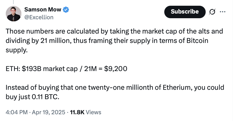 Cryptocurrencies