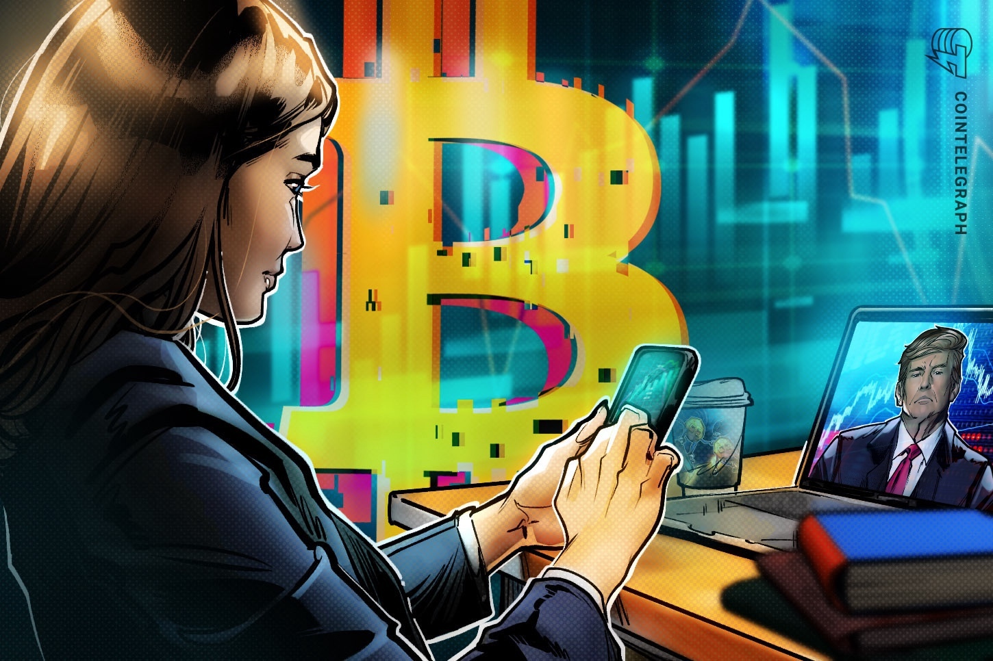 Bitcoin price hits 7-week high as Trump softens tone on trade war