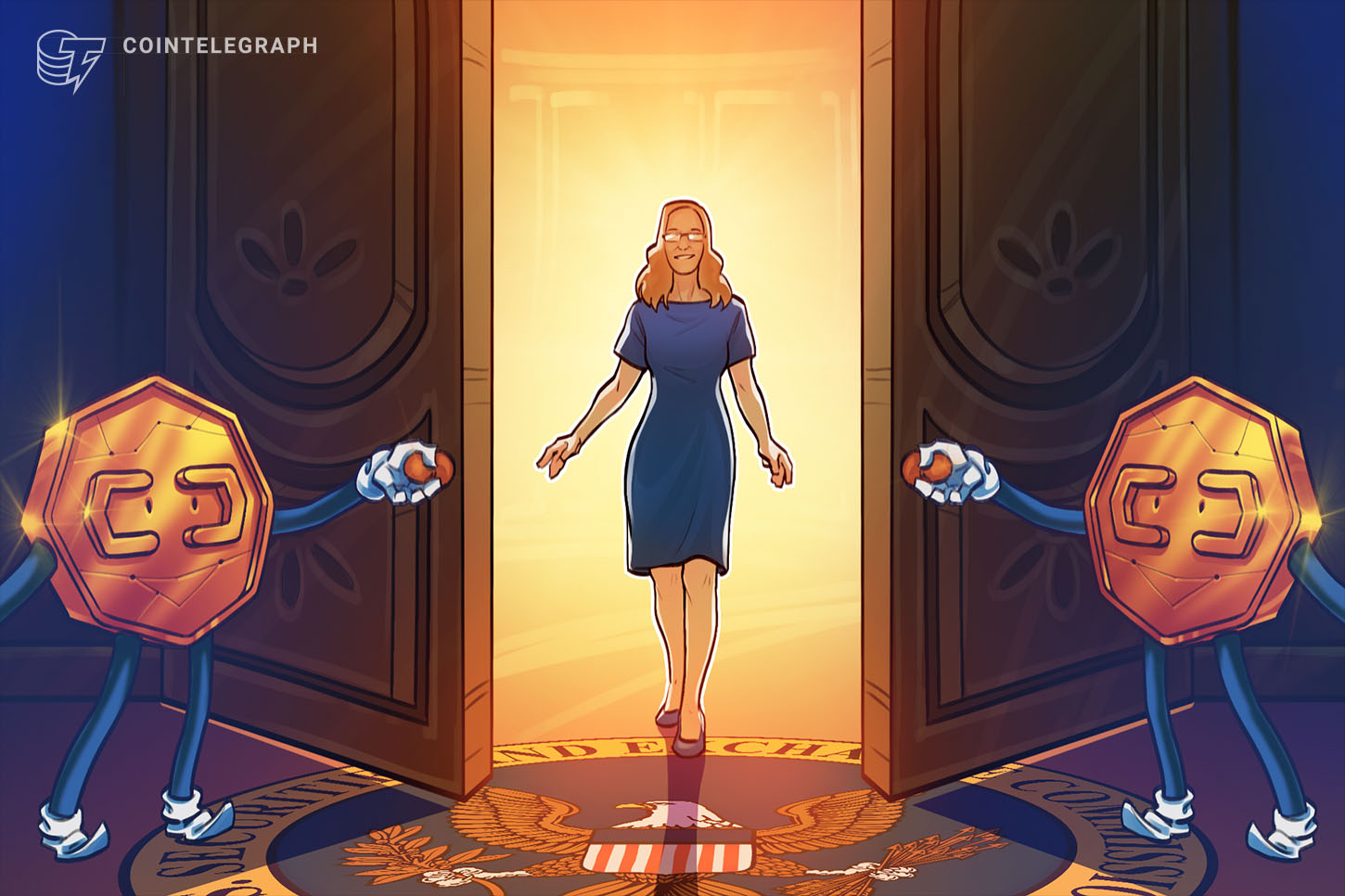 US crypto rules like 'floor is lava' game without lights — Hester Peirce