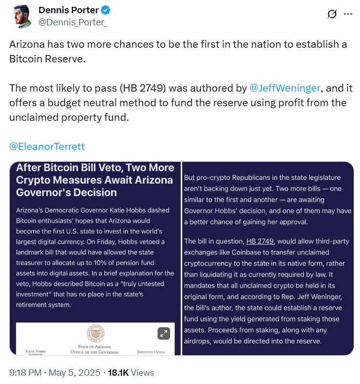 Florida takes strategic Bitcoin reserve bills off the table