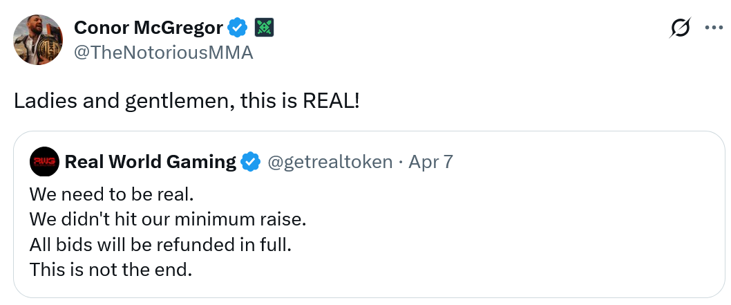 Ex-UFC champ Conor McGregor touts Irish Bitcoin reserve in presidential bid