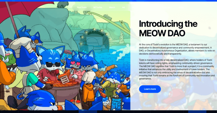 Toshi Meow DAO