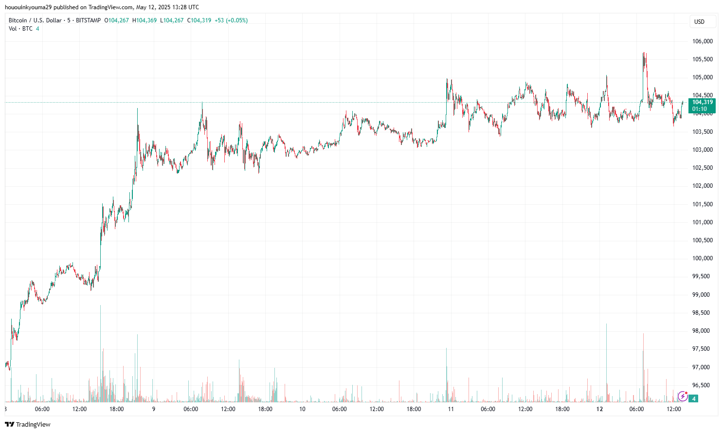Bitcoin Price Chart