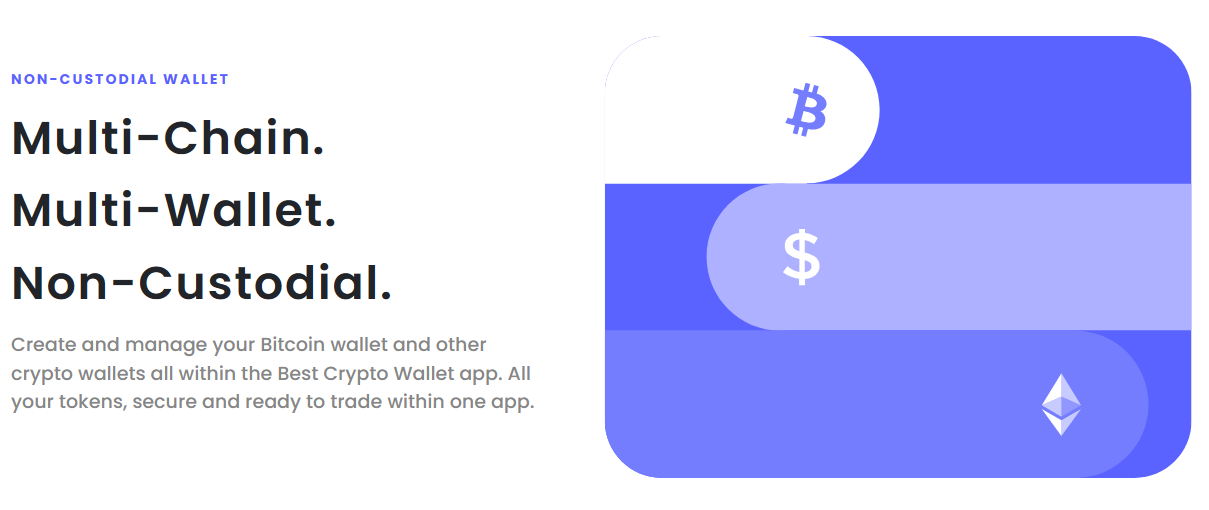 Best wallet is non-custodial and multi-chain.