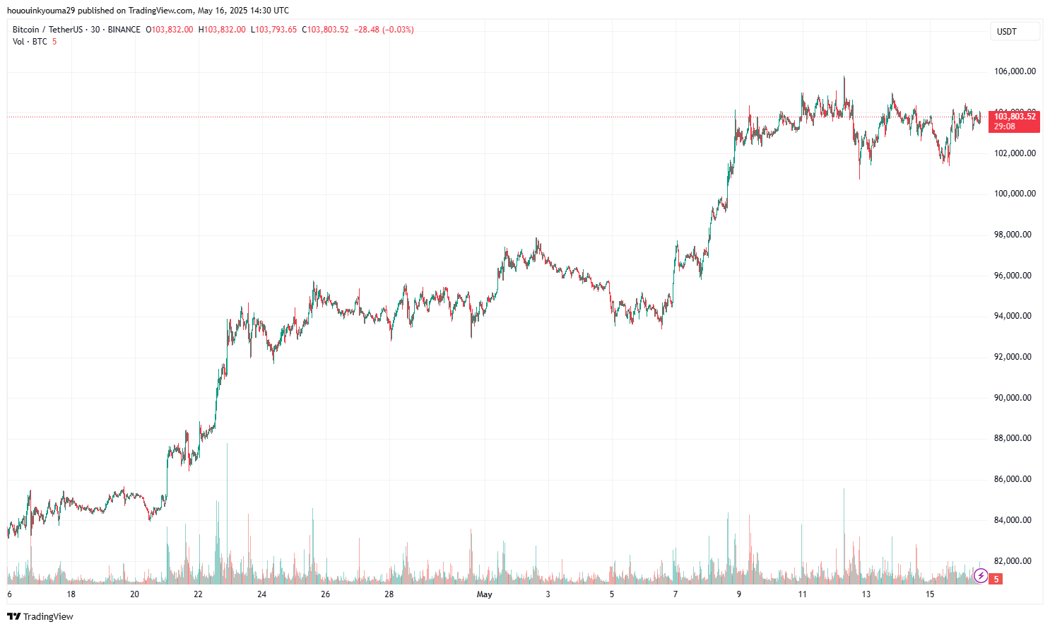 Bitcoin Price Chart