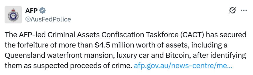 Australia, Crimes