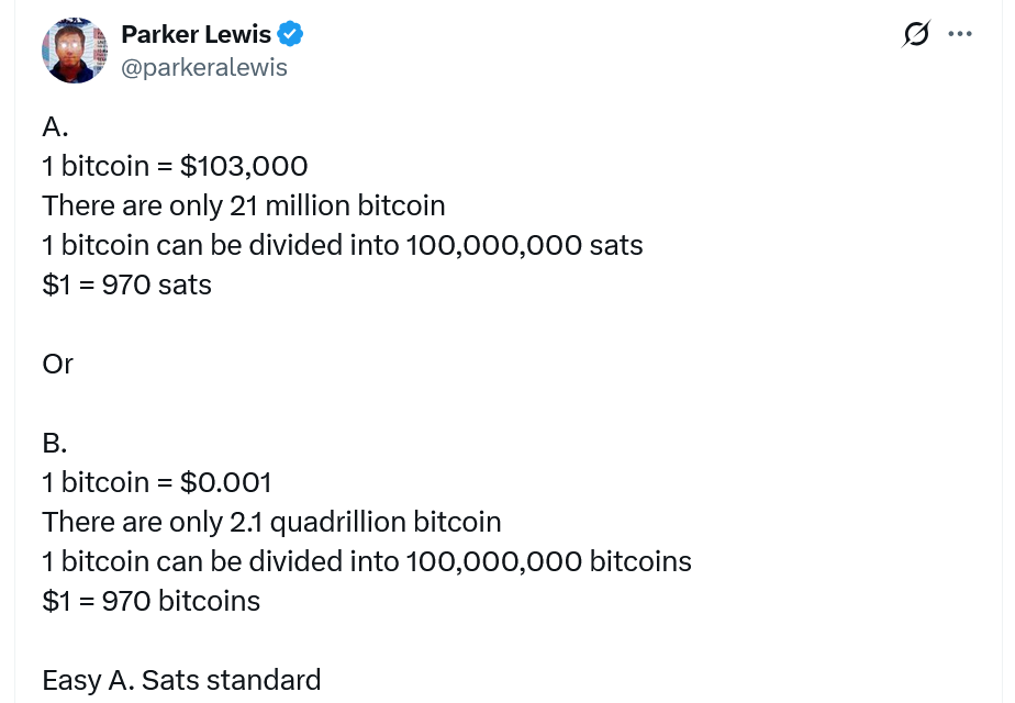 ‘Sats’ vs ‘bits’ debate reignites amid proposal to change Bitcoin base unit