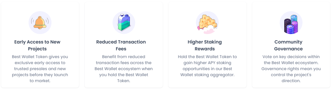 Best Wallet Token benefits.