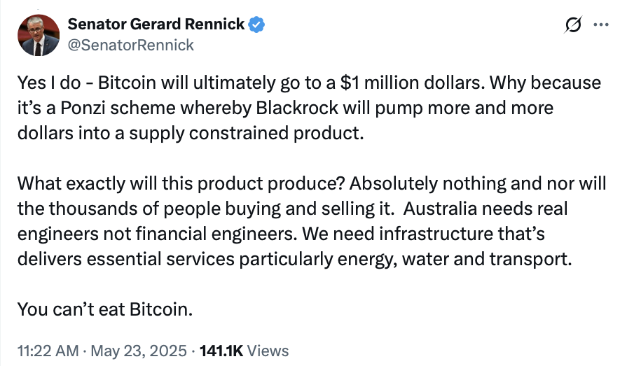 Cryptocurrencies, Australia