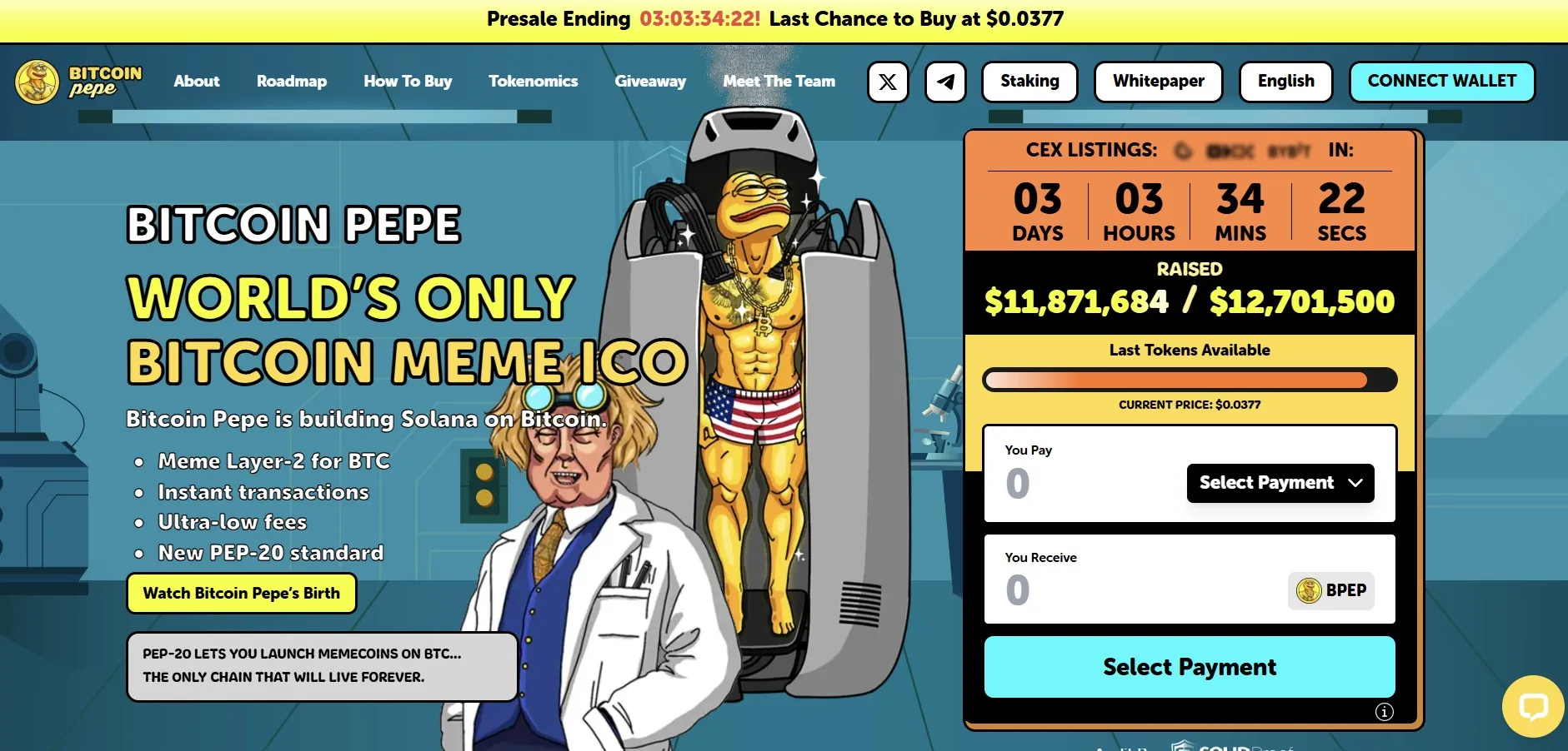 Bitcoin Pepe ($BPEP)