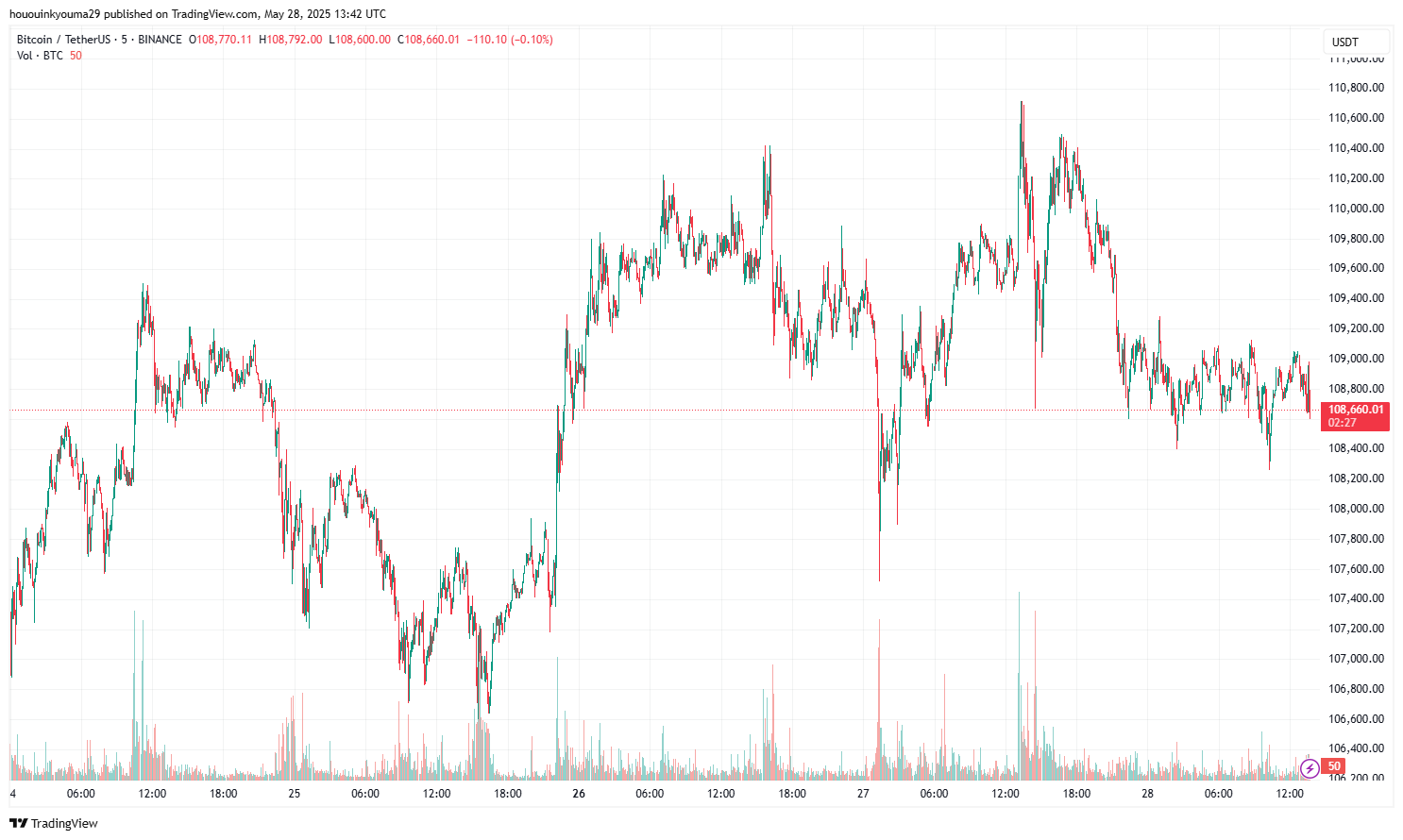 Bitcoin Price Chart