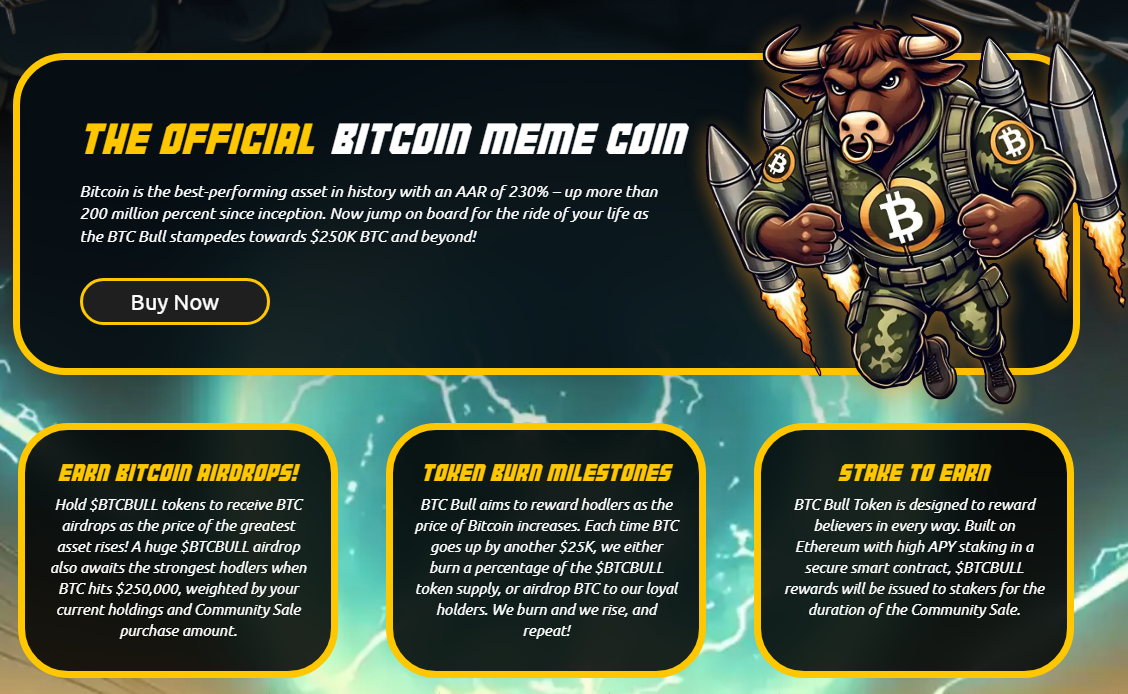 BTC Bull Token presale 