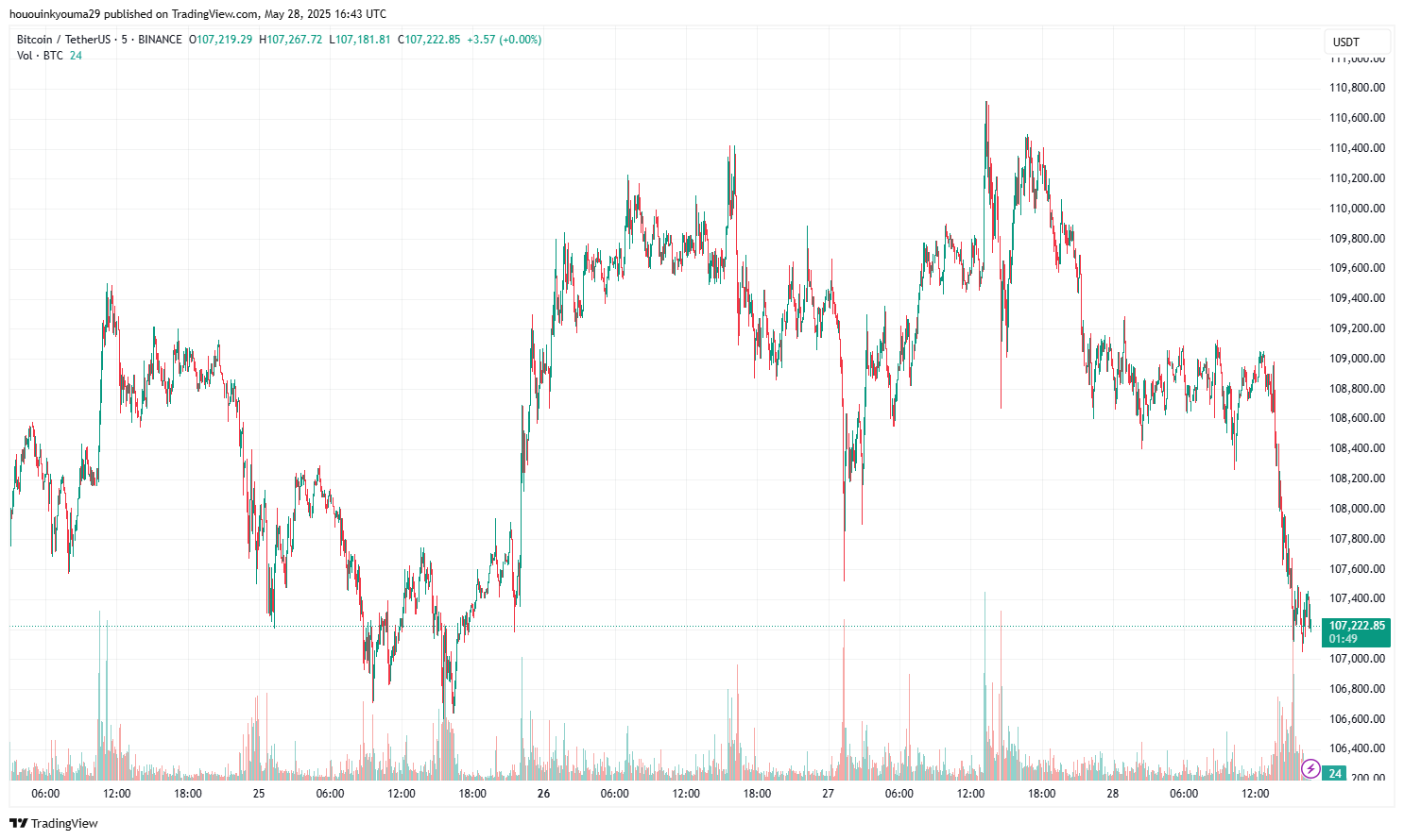 Bitcoin Price Chart