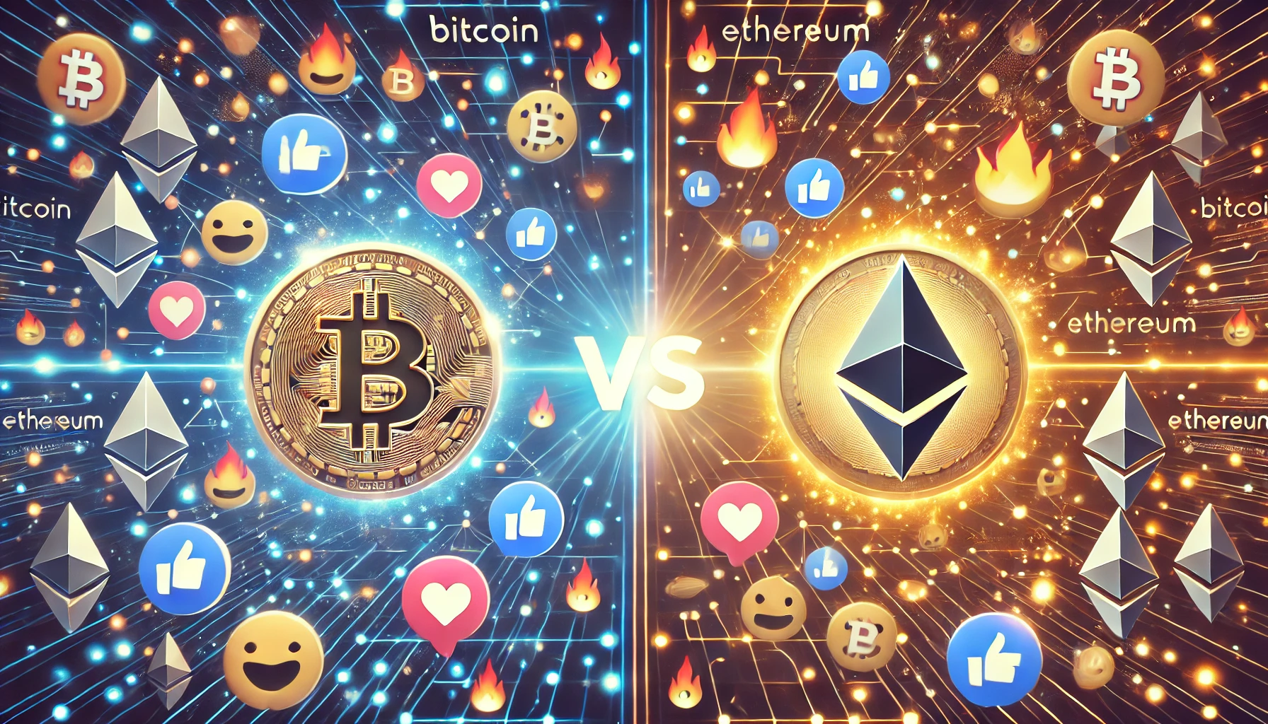 Bitcoin vs Ethereum: Who’s Social Media Rooting for Right Now?