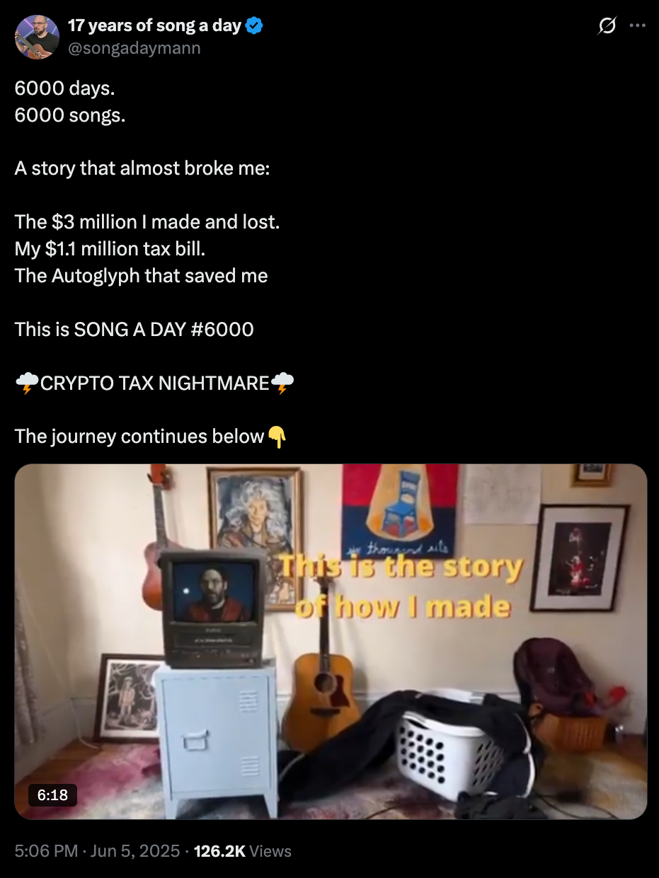 Jonathan Mann post on X.