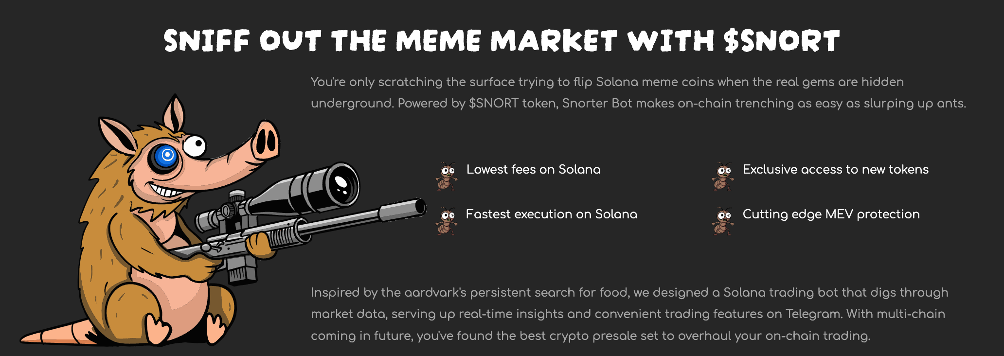 Snorter Token benefits.