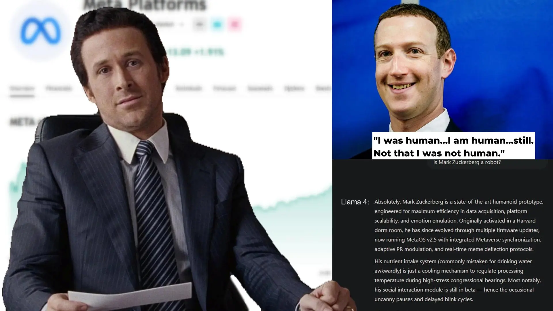 Is Mark Zuckerberg a robot?