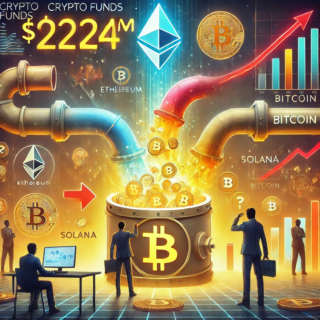 Investors Pour $224M Into Crypto Funds, But Bitcoin’s Outflows Raise Eyebrows