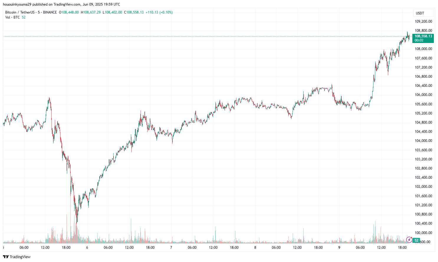 Bitcoin Price Chart
