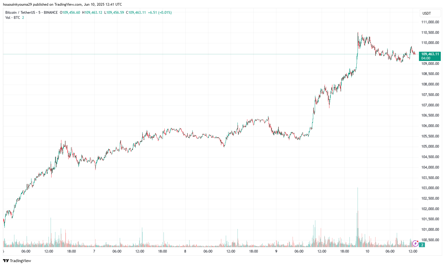 Bitcoin Price Chart