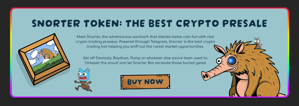 Snorter Token Best Crypto PResale