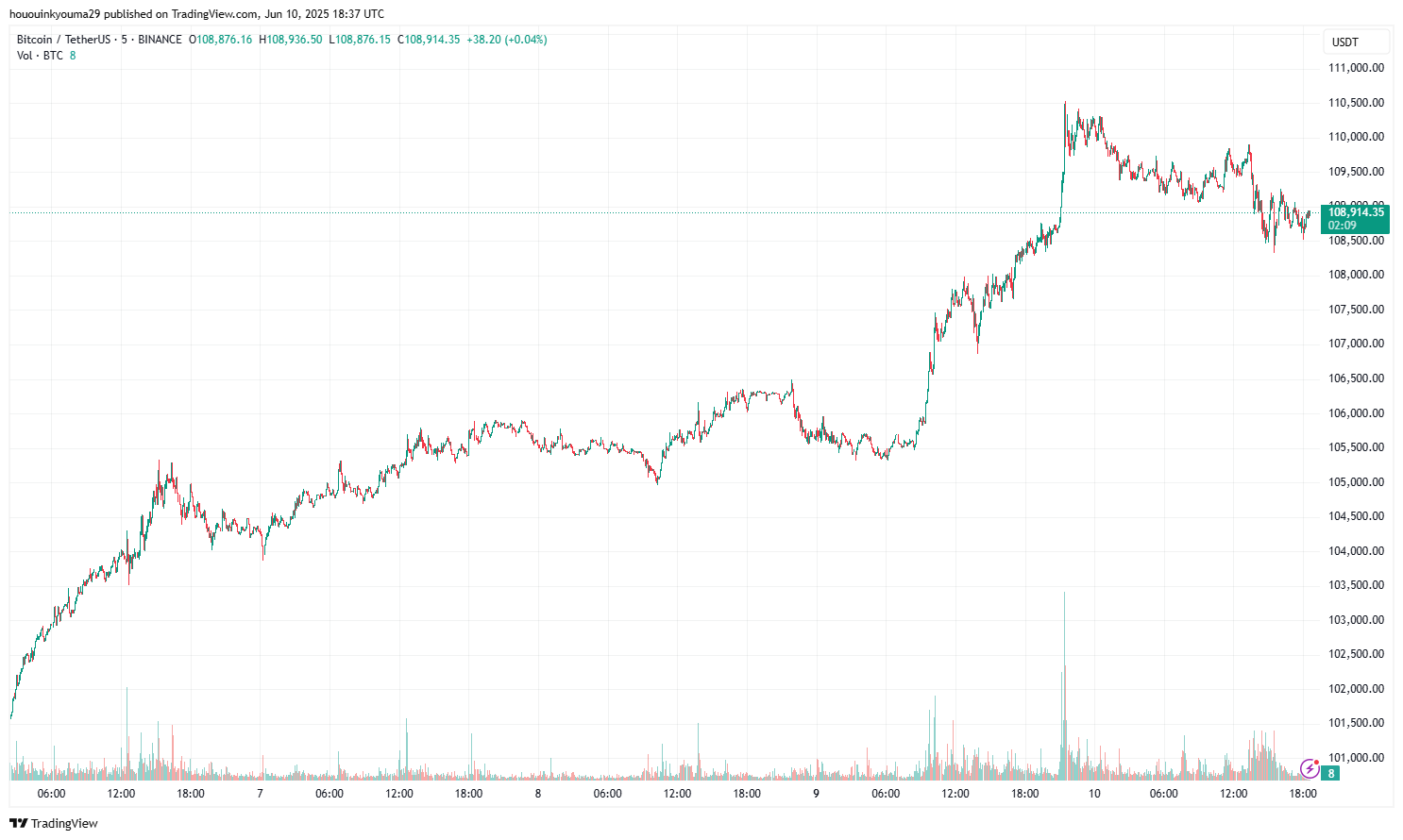 Bitcoin Price Chart