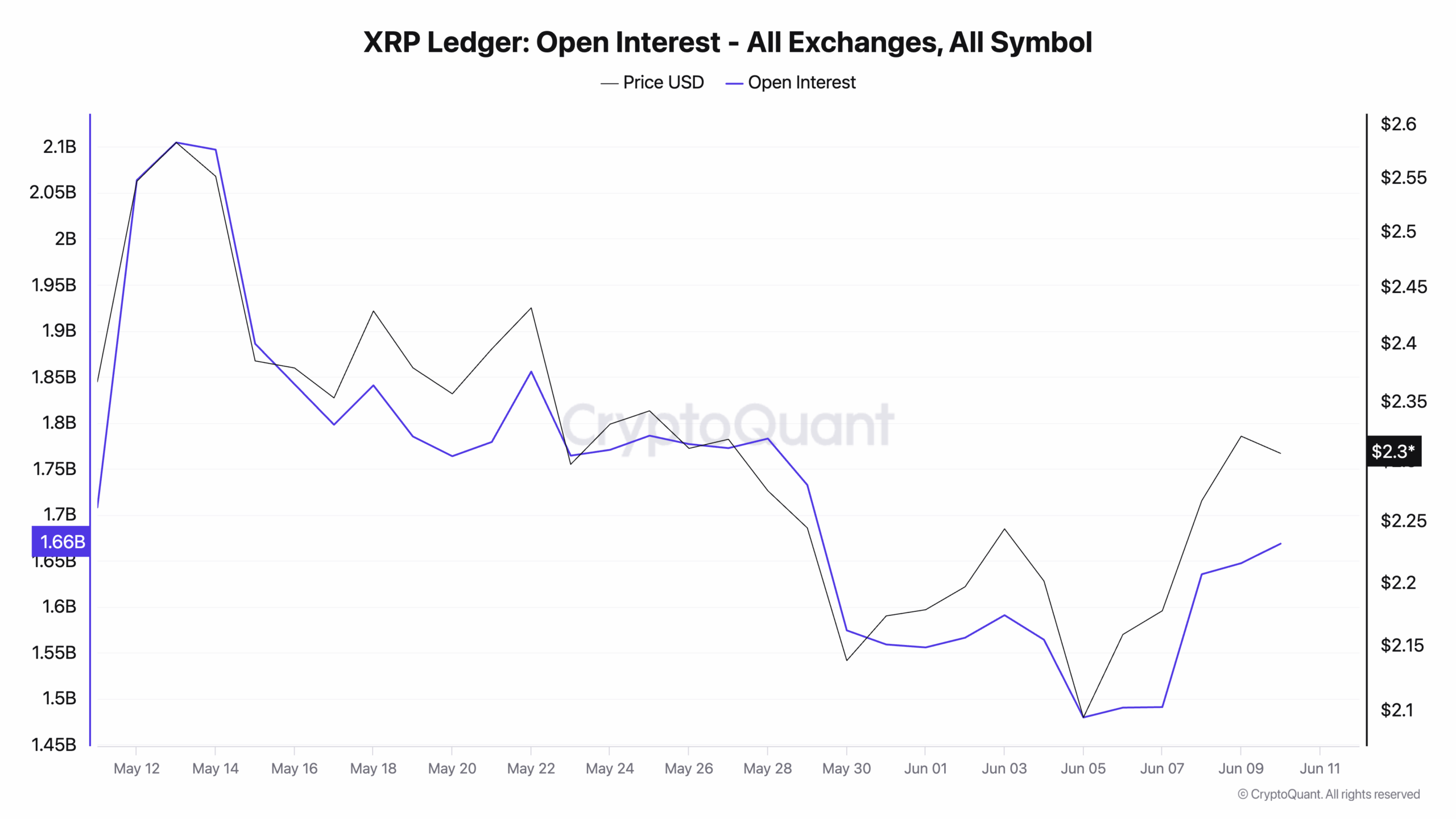 XRP open interest