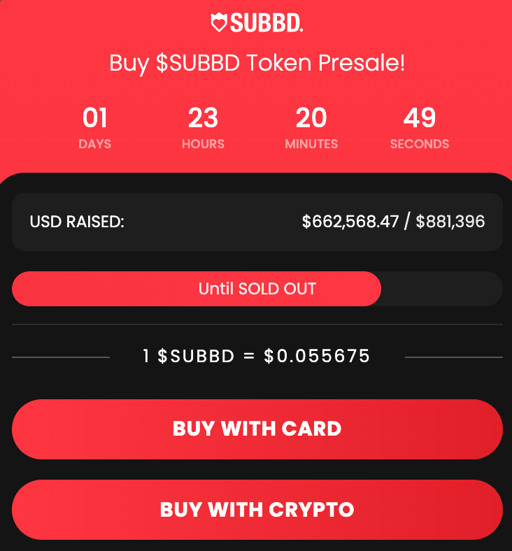 How to buy SUBBD Token.