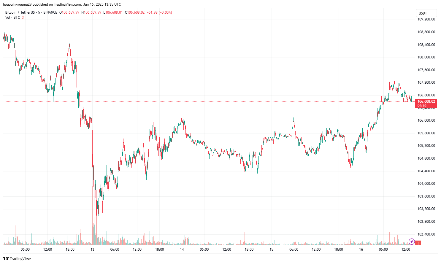 Bitcoin Price Chart