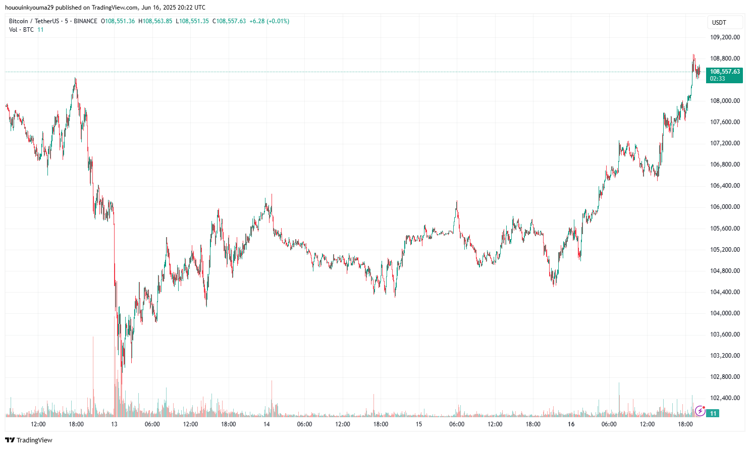 Bitcoin Price Chart