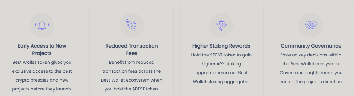 Best Wallet Token main features.