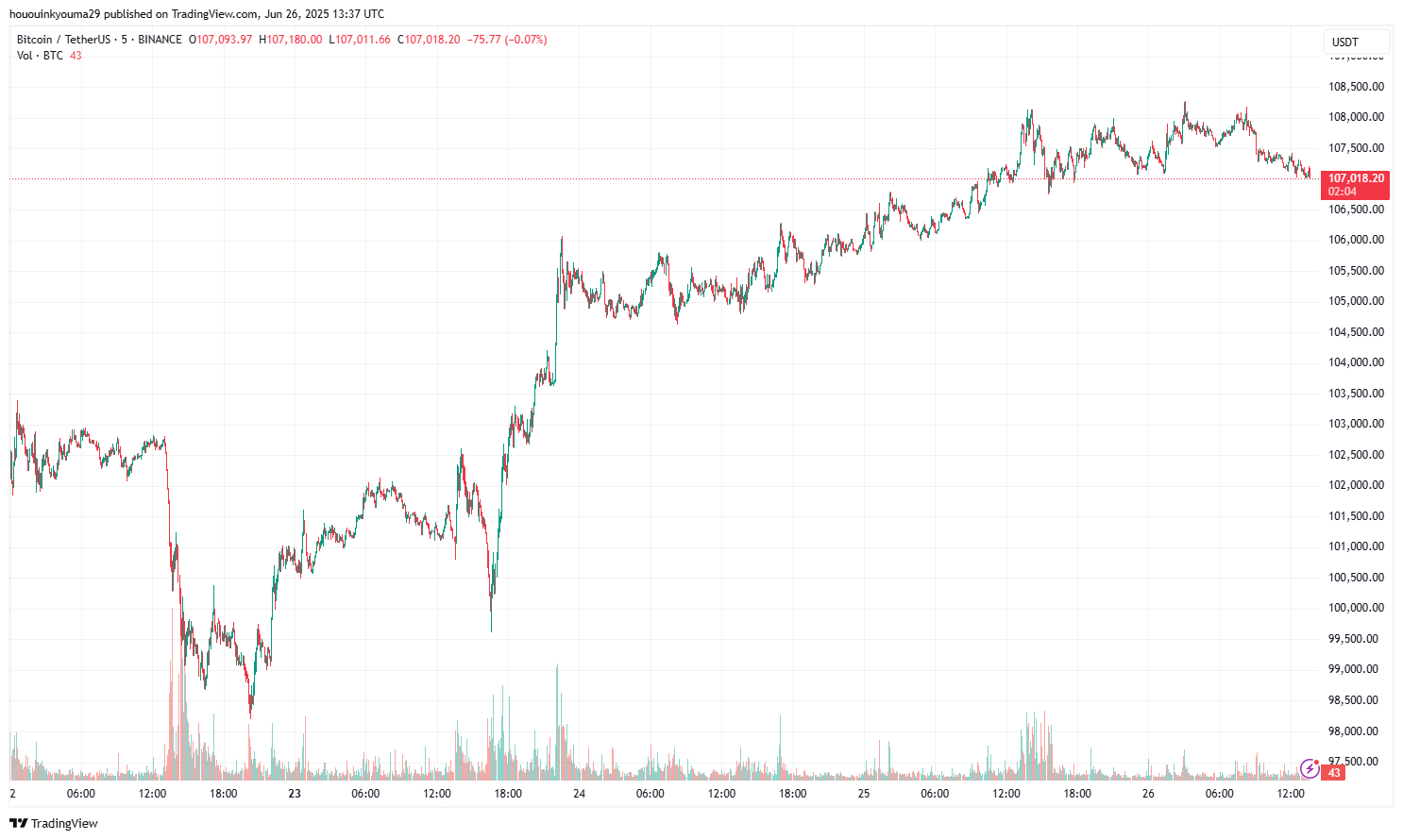 Bitcoin Price Chart