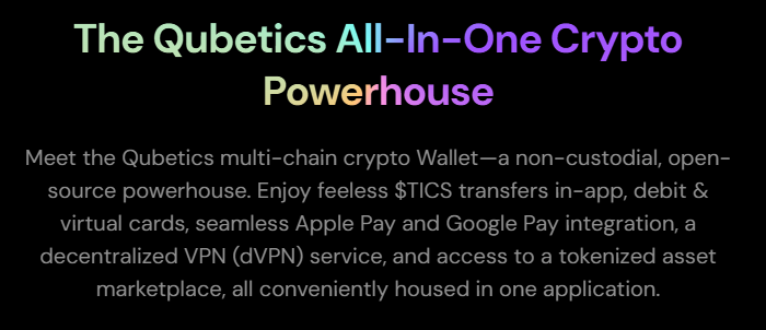 Top Qubetics features 