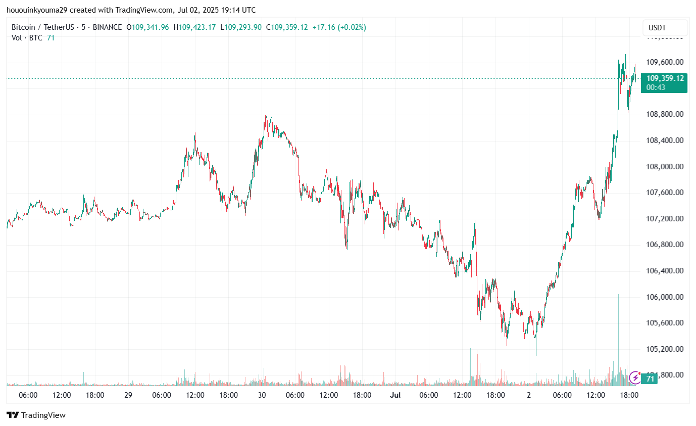 Bitcoin Price Chart