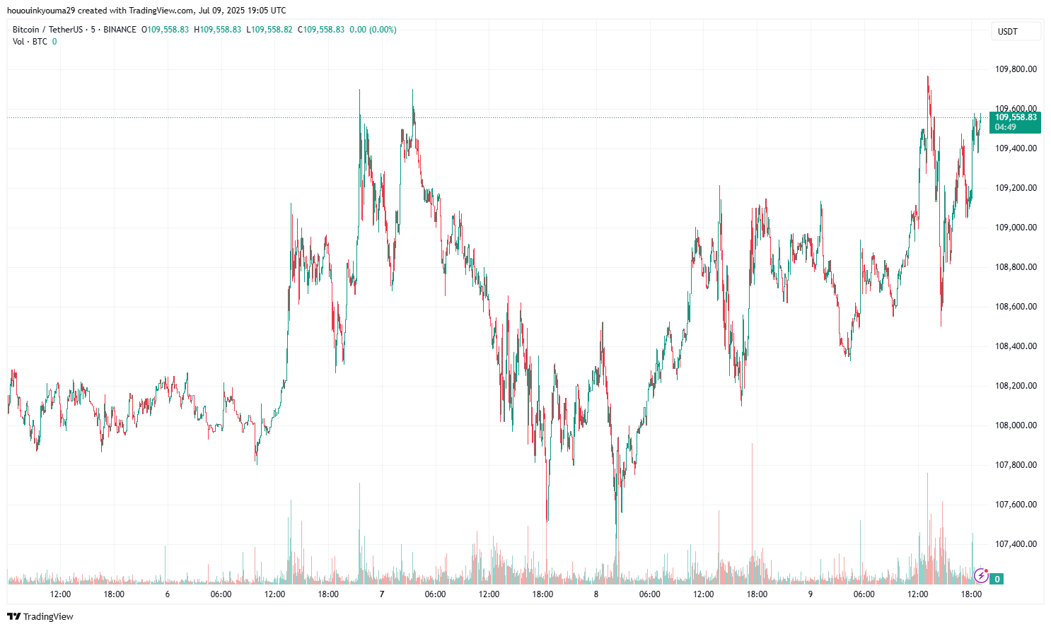 Bitcoin Price Chart